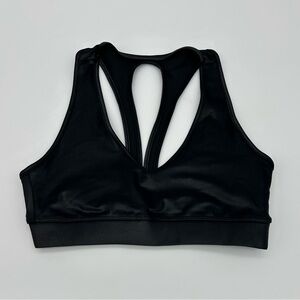 Carbon38 - Black Metallic, Sports Bra.